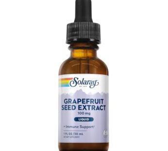 SOLARAY Grapefruit Seed Extract Liquid 100mg – Immune Support Supplement w/Antioxidants an