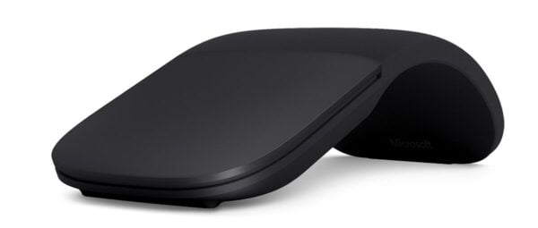 Microsoft Arc Mouse - Black. Sleek,Ergonomic design, Ultra slim and lightweight, Bluetooth