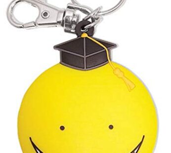 Great Eastern Entertainment Assassination Classroom Yellow Koro Sensei PVC Keychain, Multi