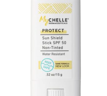 MyCHELLE Dermaceuticals Sun Shield Stick SPF 50 Non-Tinted (0.52 Oz) – Natural Zinc Sunscr