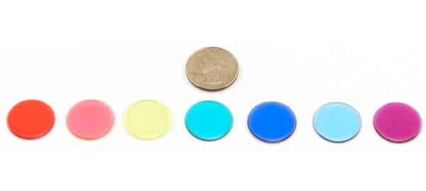 Hygloss Products, Inc 100-pk Chips-Plastic Color Bingo Supplies Discs for Counting, Game T - Image 2