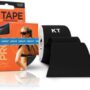 KT Tape, Pro Synthetic Kinesiology Athletic Tape, 16? Uncut Roll, Jet Black