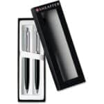Sheaffer Sentinel Black Ballpoint Pen & 0.7mm Pencil with Chrome Trim - Image 2