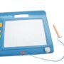 Fisher-Price Doodle Pro Slim - Blue, portable magnetic drawing tablet for mess-free art pl
