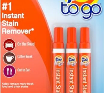 Tide To Go Pen Liquid Stain Remover for Clothes, Tide To Go Pen, Instant Spot Remover for