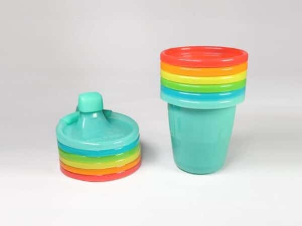 The First Years Take and Toss Spill-Proof Sippy Cup, Assorted, Pack of 6 - Image 3
