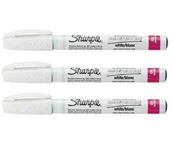 SHARPIE Fine Point Paint Marker [Set of 3] Color: White