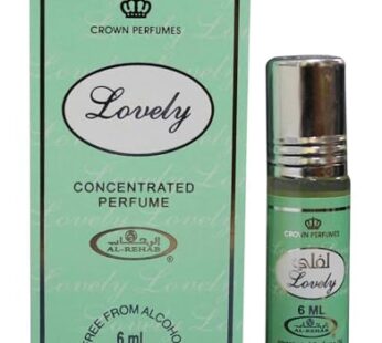 Al Rehab perfumes Lovely Concentrated Perfume Rollerball for Unisex, 0.2 Ounce