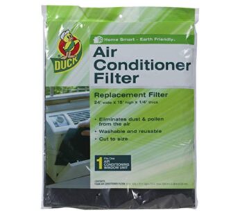 Duck Brand Replacement Air Conditioner Foam Filter, 24-Inch x 15-Inch x 1/4-Inch, 1285234