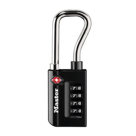 Master Lock Padlock, Set Your Own Combination TSA Accepted Luggage Lock, 1-5/16 in. Wide, - Image 2