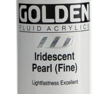 Golden Fluid Acrylic Paint 1 Ounce-Iridescent Pearl Fine