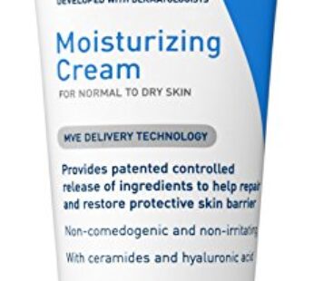 CeraVe Moisturizing Cream | 1.89 Ounce | Travel Size Face and Body Moisturizer for Dry Ski