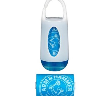 Munchkin Arm & Hammer Diaper Bag Dispenser & Bags (Blue)