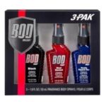 Bod Man Body Spray Pack of 3 Styles, Black - Most Wanted - Really Ripped Abs - Image 2