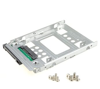 DSLRKIT 2.5″ SSD to 3.5″ SATA Hard Disk Drive HDD Adapter Caddy Tray CAGE Hot Swap Plug