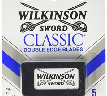 Schick Wilkinson Sword Double Edge Razor Blade Refills for Men, 5 Count