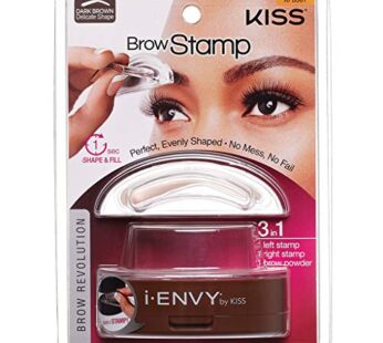 i ENVY BY KISS Brow Stamp Perfect Eyebrow Dark Brown KPBS01