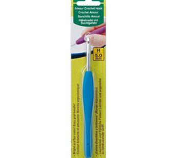 Clover Amour Crochet Hook: 5.0mm, 5.00m, Multicolor