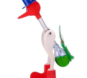 Drinking Bird Red Retro Happy Dippy