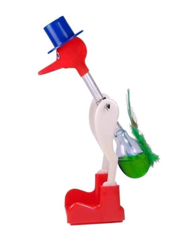 Drinking Bird Red Retro Happy Dippy