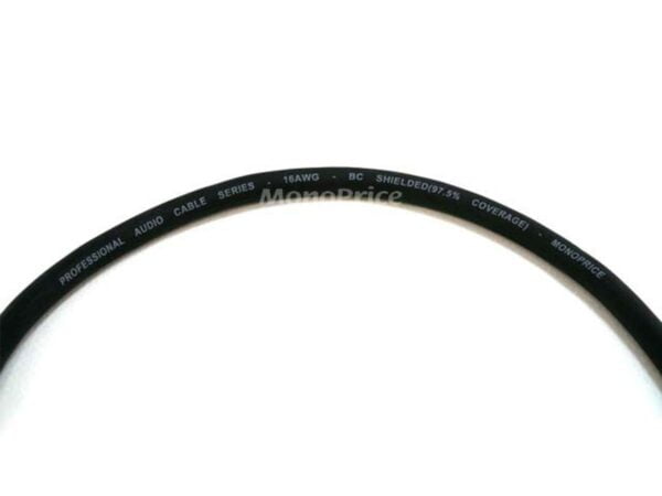 Monoprice XLR Male to XLR Female Cable - 3 Feet - Black, 16AWG, Gold Plated Copper Wire Co - Image 3