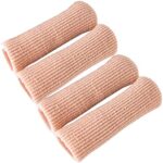 Makhry 4pcs Toe Protectors Gel Toe Caps Silicone Toe Covers Close Finger Toe Sleeve Tubes - Image 2