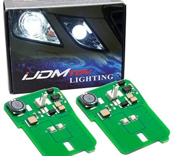 iJDMTOY White LED Parking Position Light Retrofit Kit Compatible With 2010-2013 Mercedes W