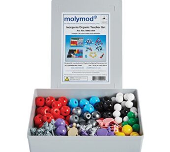 Molymod MMS-004 Inorganic/Organic Chemistry Molecular Model, Teacher Set (108 atom parts)