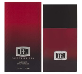 Perry Ellis Portfolio Red Eau de Toilette Spray for Men, 3.4 Ounce, Opi Nail Lacquer-amazo