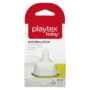 Playtex Baby Naturalatch Most like Mom Silicone Baby Bottle Nipples, Fast Flow, Pack of 2
