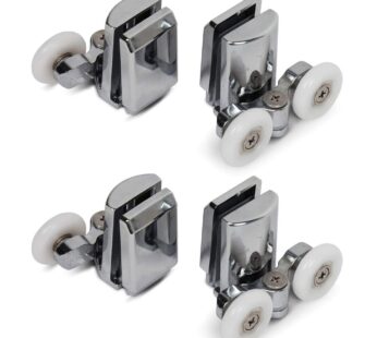 Stainless Steel Shower Door Wheels 23mm Shower Door Rollers (2top +2bottom)