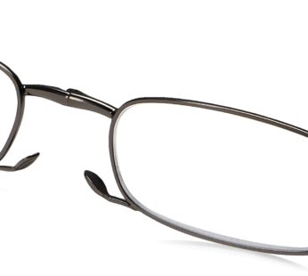 Foster Grant Men’s Gideon Rectangular Reading Glasses,Black,48 mm/+ 2.00