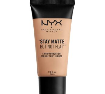 NYX PROFESSIONAL MAKEUP Stay Matte But Not Flat Liquid Foundation, Soft Beige, 1.18 Ounce