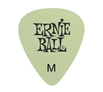 Ernie Ball Guitar Picks, Medium, Super Glow, 12-pack (P09225)