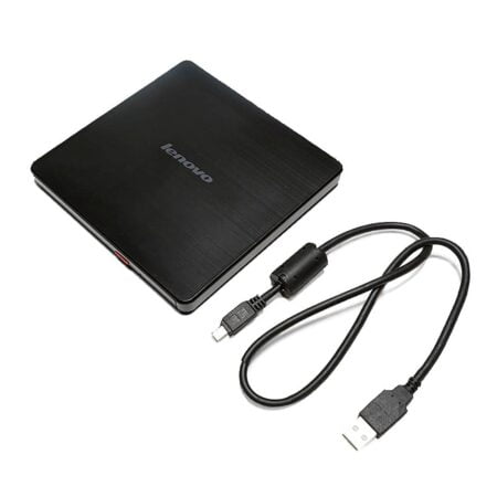 Lenovo Slim DVD Burner DB65 (888015471),Black