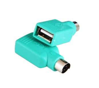 Oxsubor PS2 to USB Female,PS/2 Male Converter Changer Adapter for Keyboard Mouse 2pcs by O