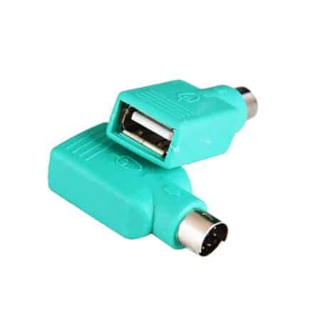 Oxsubor PS2 to USB Female,PS/2 Male Converter Changer Adapter for Keyboard Mouse 2pcs by O