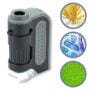 Carson MicroBrite Plus 60x-120x LED Lighted Pocket Microscope, Portable Handheld Microscop