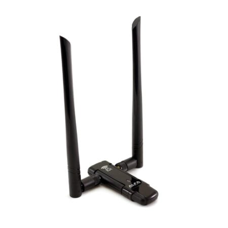 Alfa Long-Range Dual-Band AC1200 Wireless USB 3.0 Wi-Fi Adapter w/2x 5dBi External Antenna