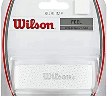 WILSON Sublime Tennis Racquet Grip, White, X-Small