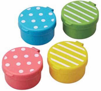 CuteZCute Food Pick, Bento Box, 4 Count (Pack of 1), Blue, Pink, Green, Yellow