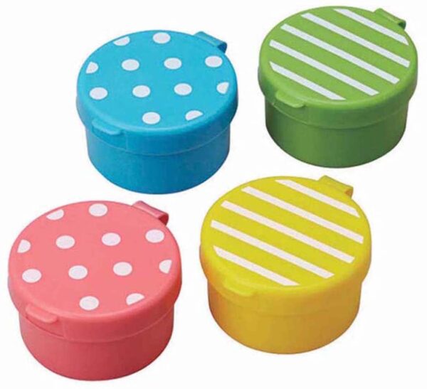 CuteZCute Food Pick, Bento Box, 4 Count (Pack of 1), Blue, Pink, Green, Yellow