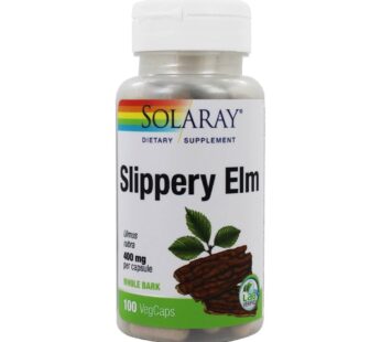 SOLARAY – Slippery Elm 400 mg. – 100 Vegetable Capsule(s)