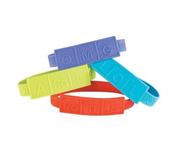 Fun Express Science Party Rubber DNA Bracelets (12 pcs per Unit.)