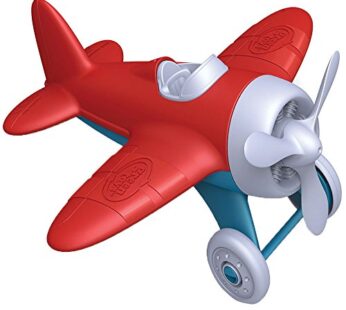 Green Toys Airplane – BPA Free, Phthalates Free, Red Aero Plane for Improving Aeronautical