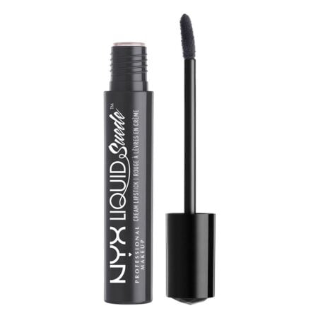 NYX PROFESSIONAL MAKEUP Liquid Suede Cream Lipstick - Stone Fox (Deep Grey With Blue Under - Image 2