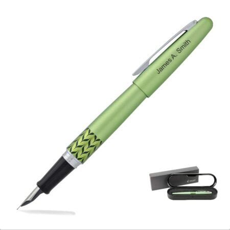 PILOT Engraved Metropolitan Retro Pop Fountain Pen - Personalized with Your Name (Fine Nib