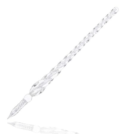 molshine Handmade Glass Dip Pen Crystal Calligraphy Pen Signature Dipped Pen for Artist Wo