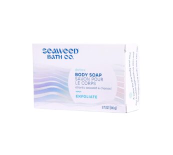 Seaweed Bath Co. Exfoliate Detox Body Soap, 3.75 Ounce, Sustainably Harvested Seaweed, Cha