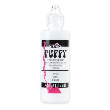 TULIP Puff Paint Puffy White 4 Fl Oz (Pack of 1)